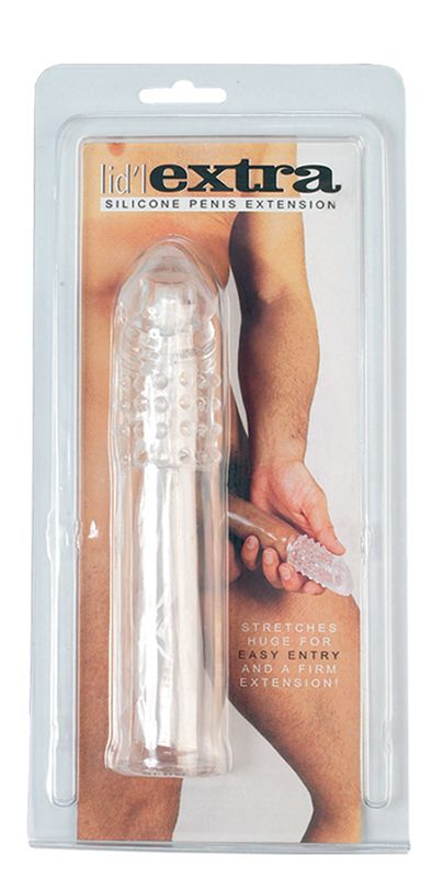 Насадка-удлинитель из прозрачного силикона LIDL EXTRA SILICONE PENIS EXTENSION - фото 128738