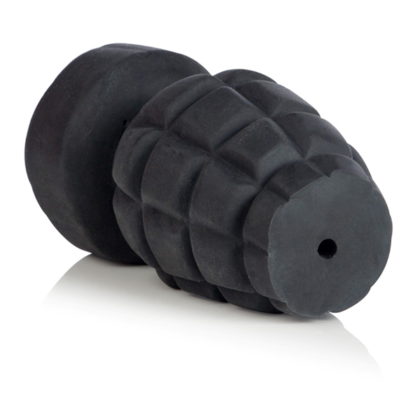 Мастурбатор-анус элегантного чёрного цвета Граната - фото 128781