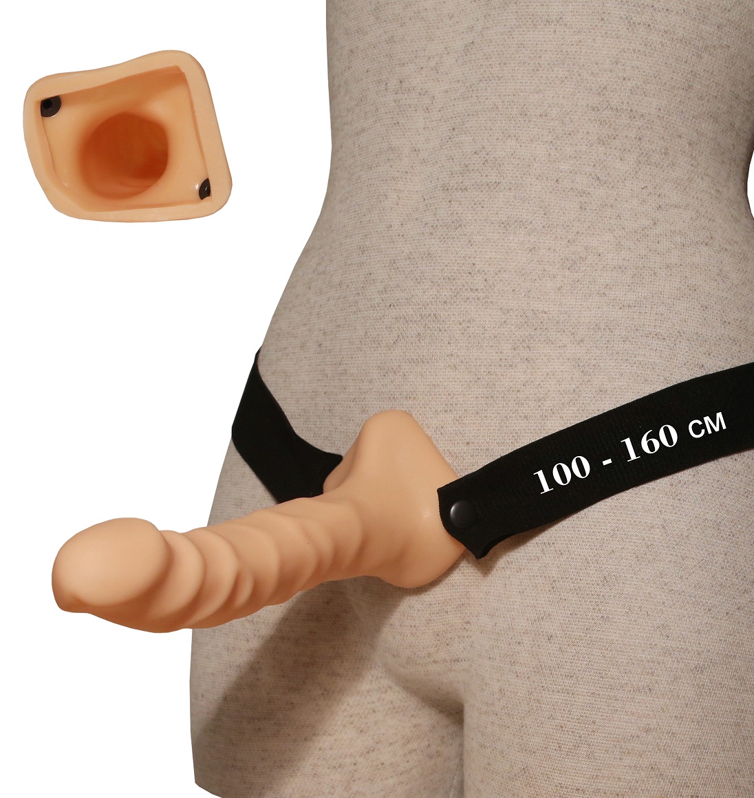 Фаллопротез №17 на резинке размера XXL - 19 см. - фото 128973 Фаллопротез №17 на резинке размера XXL - 19 см. - фото 128973