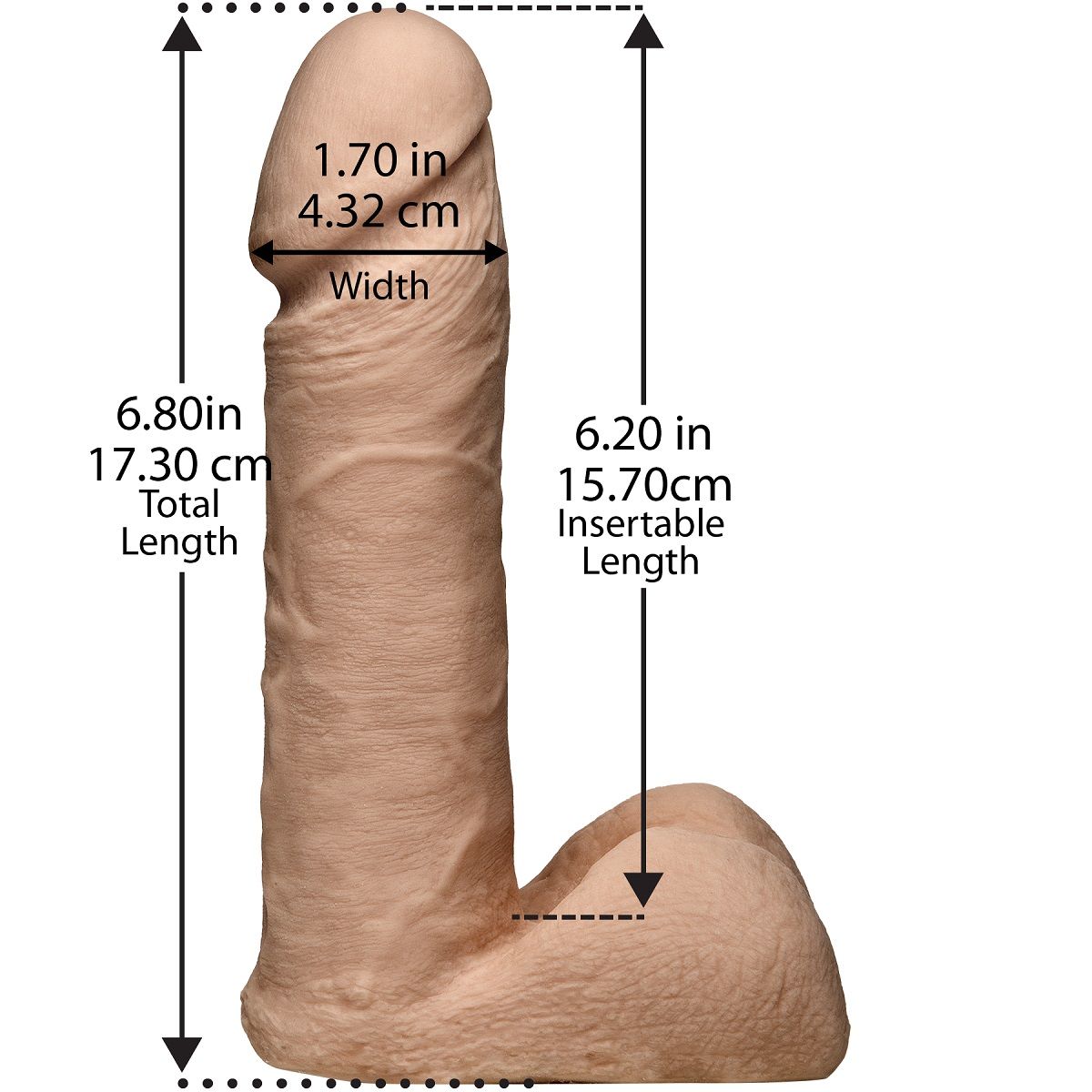 Трусики с насадкой Vac-U-Lock Set 7 ULTRASKYN Ultra Harness - 17,3 см. - фото 128504