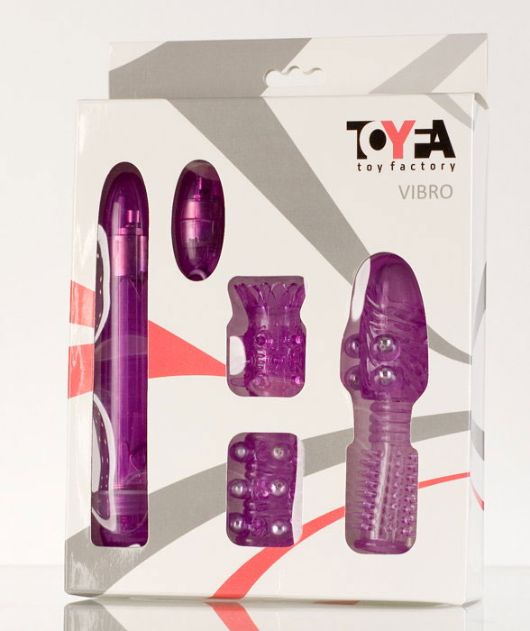 Вибратор и виброяйцо с набором насадок - фото 129083 Вибратор и виброяйцо с набором насадок - фото 129083