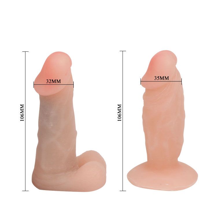 Женский страпон с двумя сменными насадками - 10,6 и 10,6 см. - фото 129175