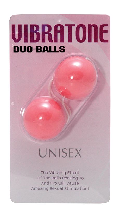 Розовые вагинальные шарики Vibratone DUO-BALLS - фото 129305 Розовые вагинальные шарики Vibratone DUO-BALLS - фото 129305