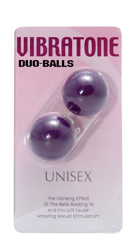 Фиолетовые вагинальные шарики VIBRATONE DUO BALLS PURPLE BLISTERCARD - фото 129307 Фиолетовые вагинальные шарики VIBRATONE DUO BALLS PURPLE BLISTERCARD - фото 129307