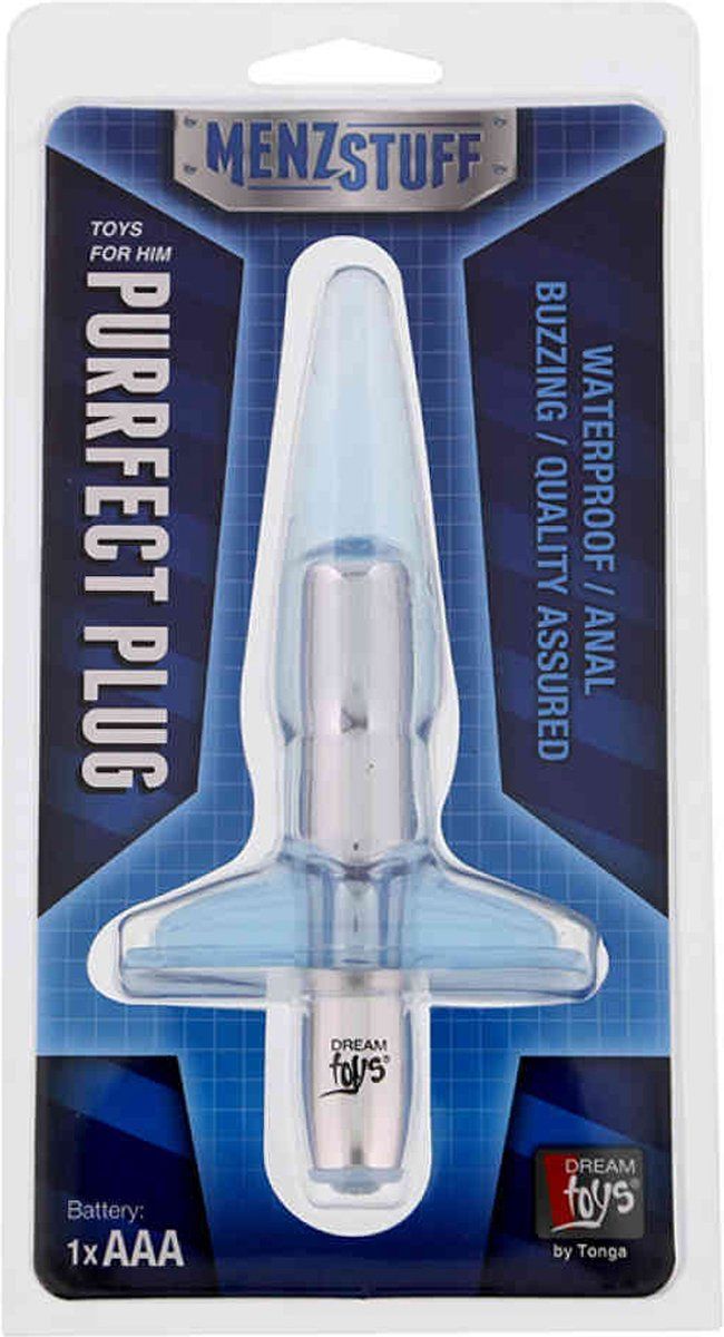 Анальная пробка Purrfect Plug - 9,5 см. - фото 129328