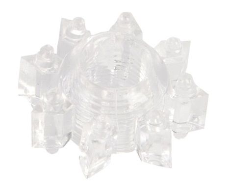 Прозрачное гелевое эрекционное кольцо-звезда - фото 129338 Прозрачное гелевое эрекционное кольцо-звезда - фото 129338