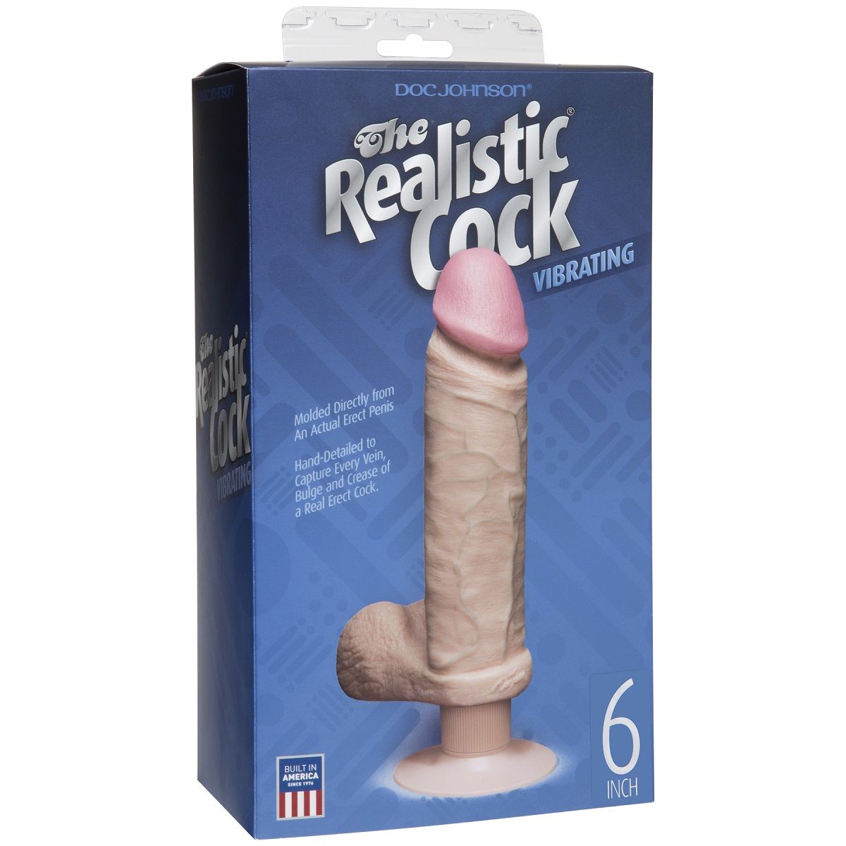 Вибромассажер-реалистик телесного цвета на присоске The Realistic Cock Vibrating 6” - 21,6 см. - фото 128515 Вибромассажер-реалистик телесного цвета на присоске The Realistic Cock Vibrating 6” - 21,6 см. - фото 128515