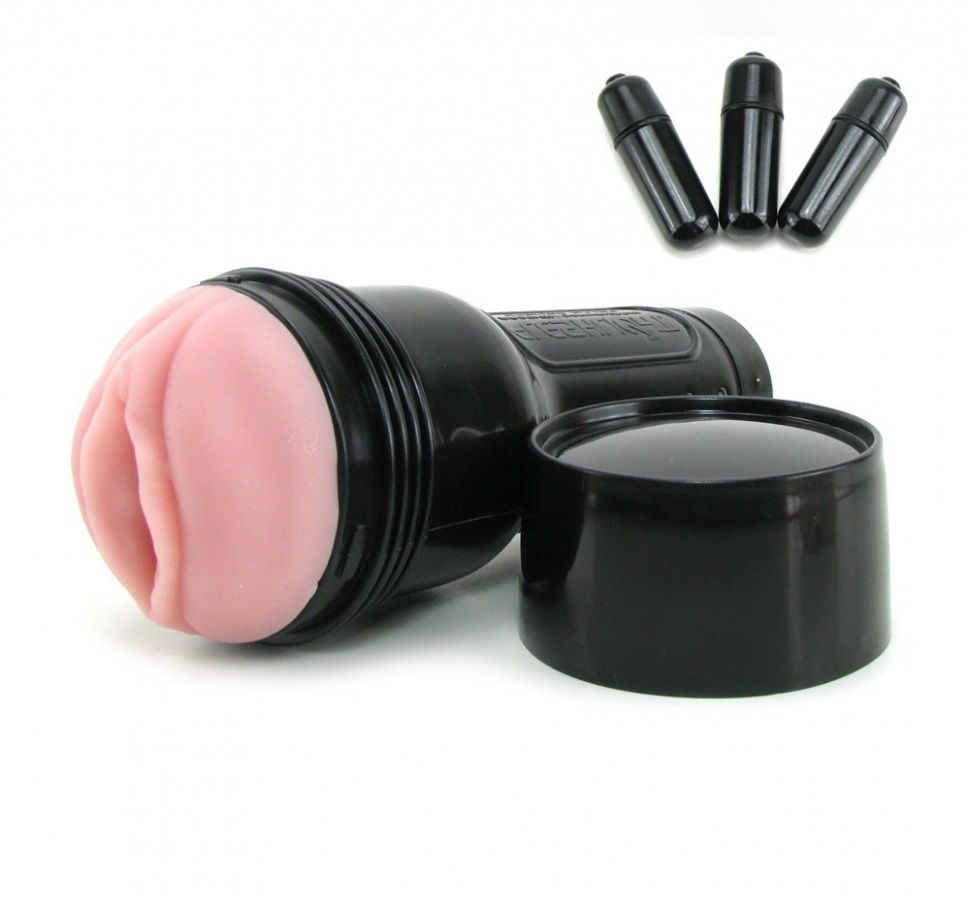 Мастурбатор-вагина Fleshlight - Vibro Pink Lady Touch с вибрацией - фото 129535