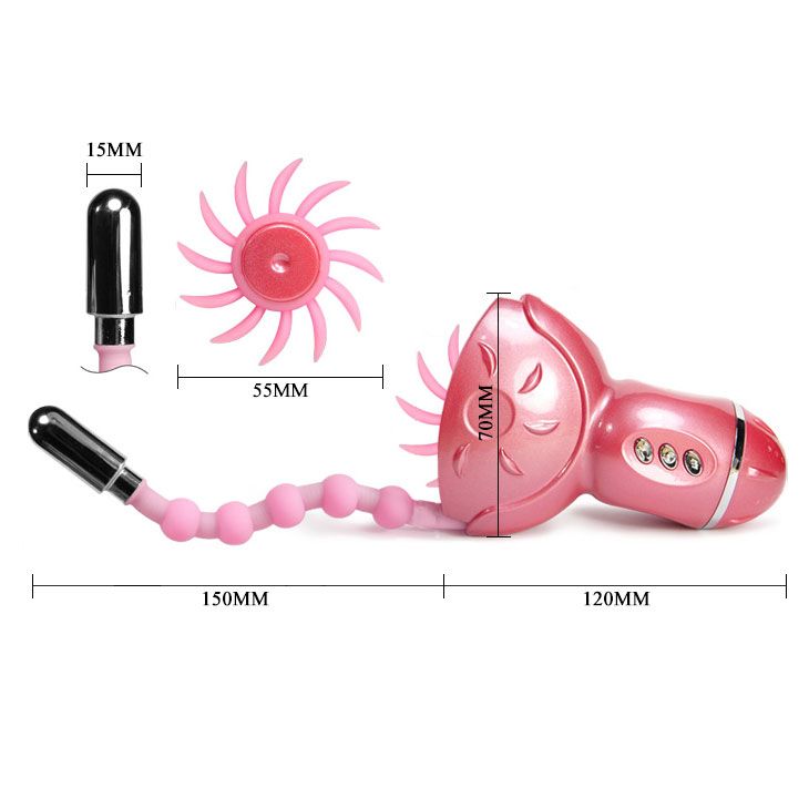 Имитатор орального секса с гнущимся анальным стимулятором Rolling Fun - фото 129569 Имитатор орального секса с гнущимся анальным стимулятором Rolling Fun - фото 129569