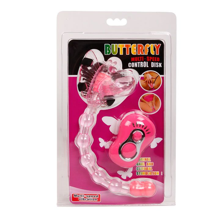 Бабочка для клитора с анальным массажером 3-в-1 - фото 129586 Бабочка для клитора с анальным массажером 3-в-1 - фото 129586