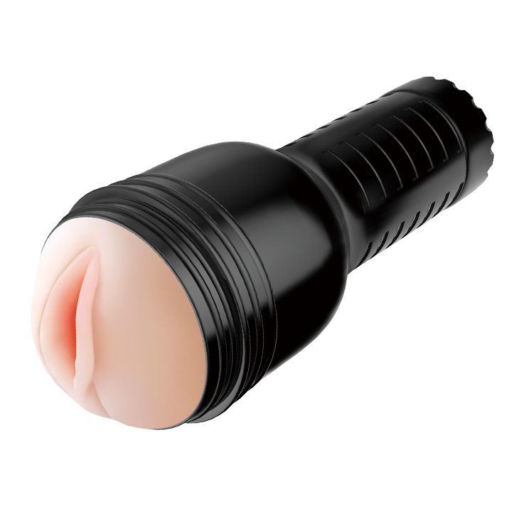 Мастурбатор-вагина с 4 уровнями вибрации и выносным пультом - фото 129599