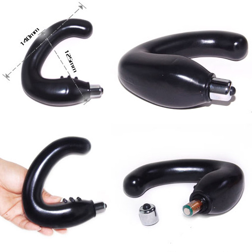 Чёрный вибростимулятор простаты - фото 129609 Чёрный вибростимулятор простаты - фото 129609