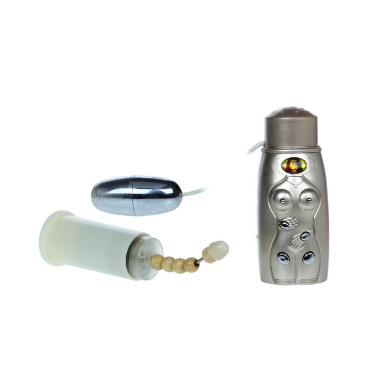 Мастурбатор c вибрацией в форме женского тела с анусом и вагиной - фото 129689