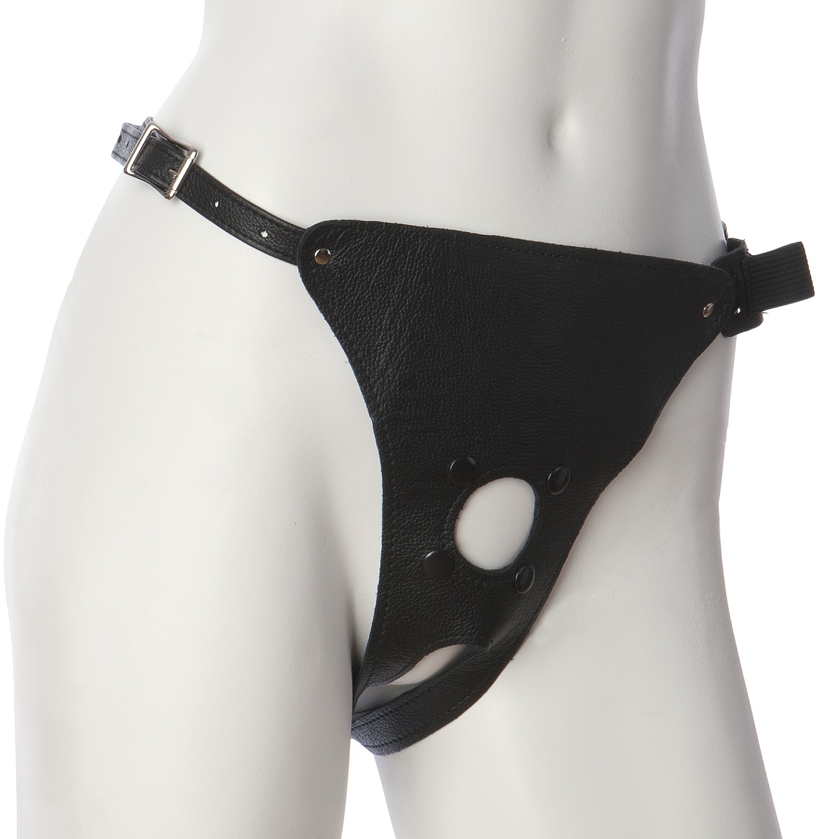 Кожаные трусики унисекс со штырьком для фиксации насадок Leather Ultra Harness with Plug - фото 128525 Кожаные трусики унисекс со штырьком для фиксации насадок Leather Ultra Harness with Plug - фото 128525