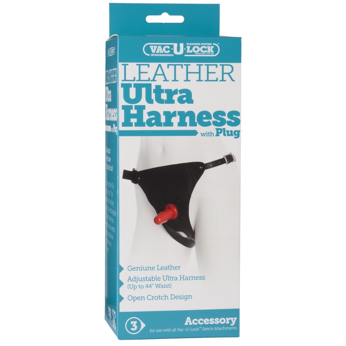 Кожаные трусики унисекс со штырьком для фиксации насадок Leather Ultra Harness with Plug - фото 128526 Кожаные трусики унисекс со штырьком для фиксации насадок Leather Ultra Harness with Plug - фото 128526