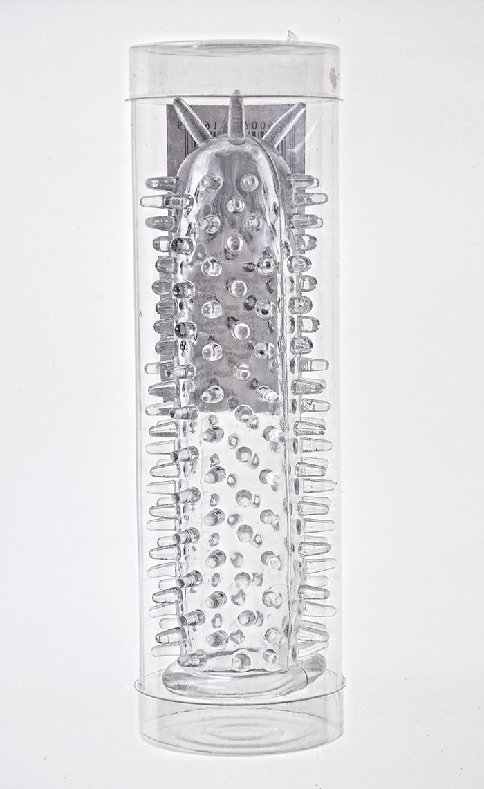 Насадка на фаллос с закрытой головкой и усиками - фото 129902