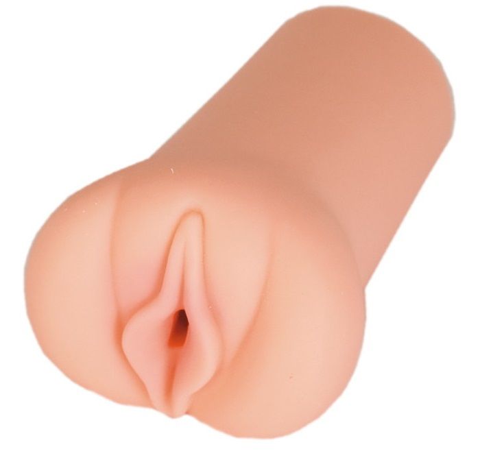 Мягкий мастурбатор в форме вагины с гладкой наружной поверхностью - фото 292289
