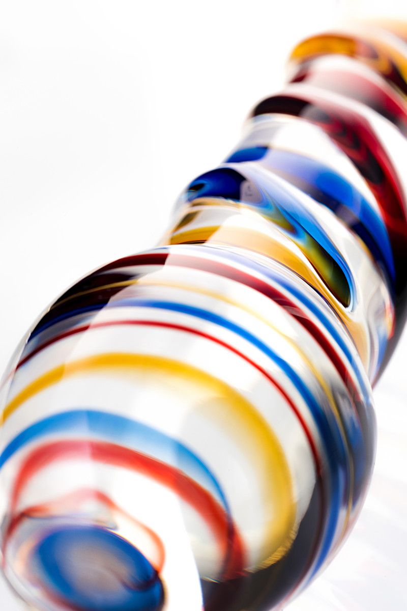 Стеклянный фаллос с гладкой головкой - 19,5 см. - фото 129999 Стеклянный фаллос с гладкой головкой - 19,5 см. - фото 129999