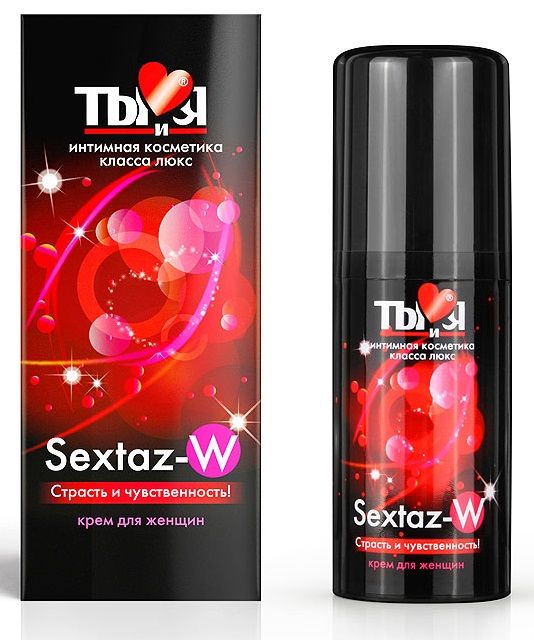 Крем Sextaz-W с возбуждающим эффектом для женщин - 20 гр. - фото 412261