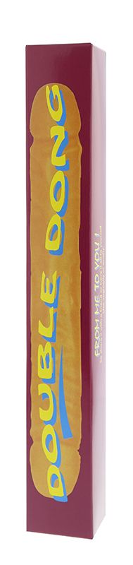 Двойной фиолетовый фаллоимитатор DOUBLE DONG LAVENDER - 30 см. - фото 130141