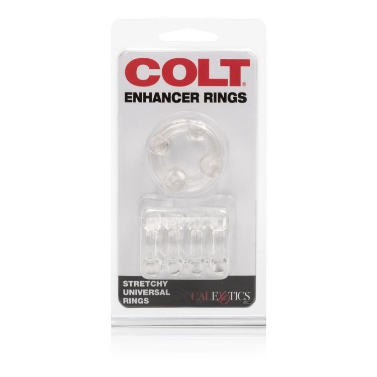 Комплект из 2 прозрачных эрекционных колец COLT Enhancer Rings - фото 130272