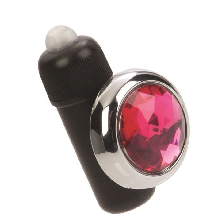 Стимулятор на трусики с розовым кристаллом PRECIOUS GEM - фото 237304