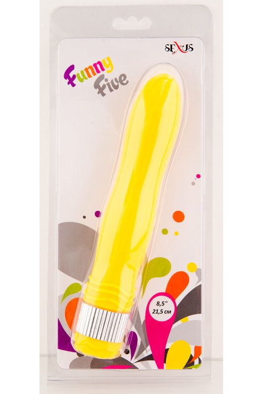 Желтый водонепроницаемый вибратор - 21,5 см. - фото 130343 Желтый водонепроницаемый вибратор - 21,5 см. - фото 130343