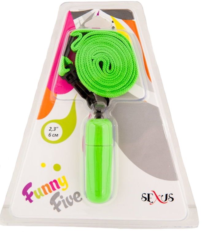 Зеленая вибропулька с ремешком на шею - 6 см. - фото 130365 Зеленая вибропулька с ремешком на шею - 6 см. - фото 130365