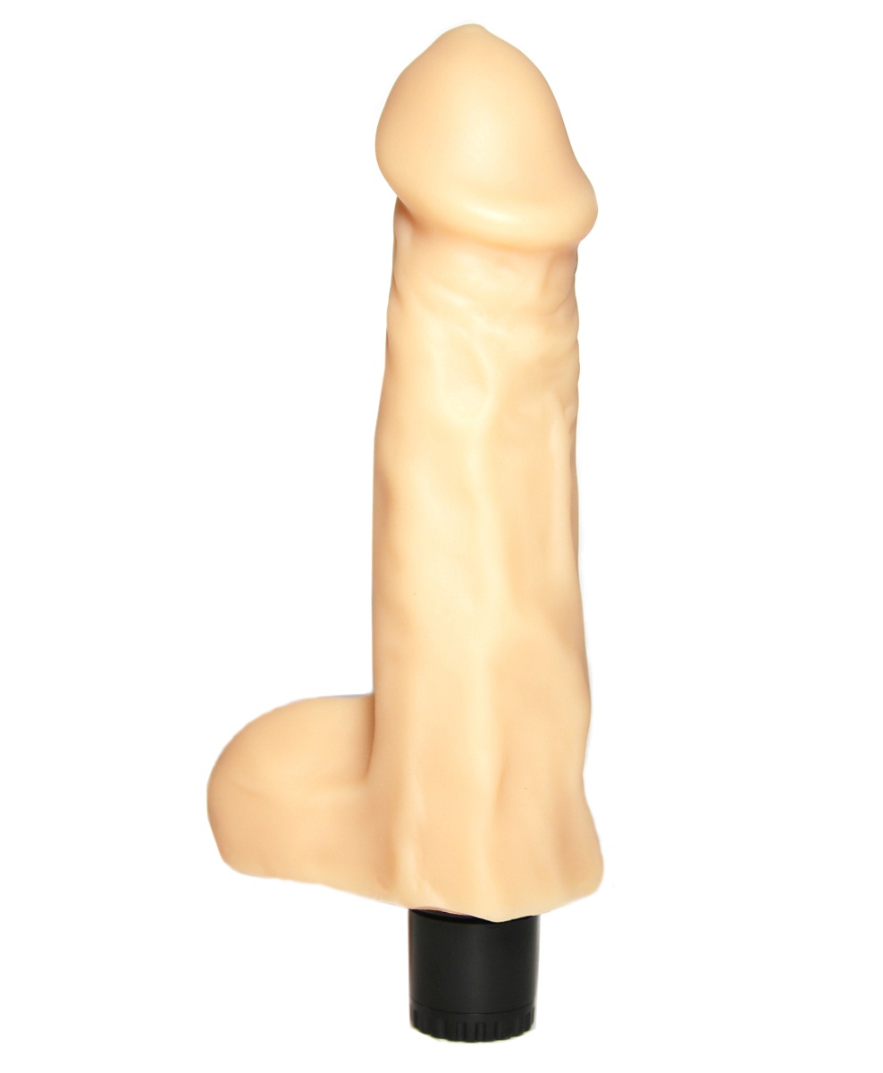 Вибратор-реалистик №26 с мошонкой - 21 см. - фото 130474 Вибратор-реалистик №26 с мошонкой - 21 см. - фото 130474