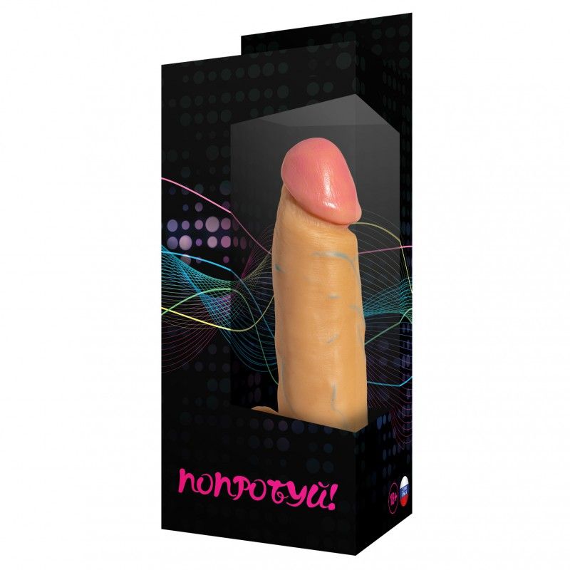 Фаллоимитатор-реалистик №1 с присоской - 19 см. - фото 130483 Фаллоимитатор-реалистик №1 с присоской - 19 см. - фото 130483