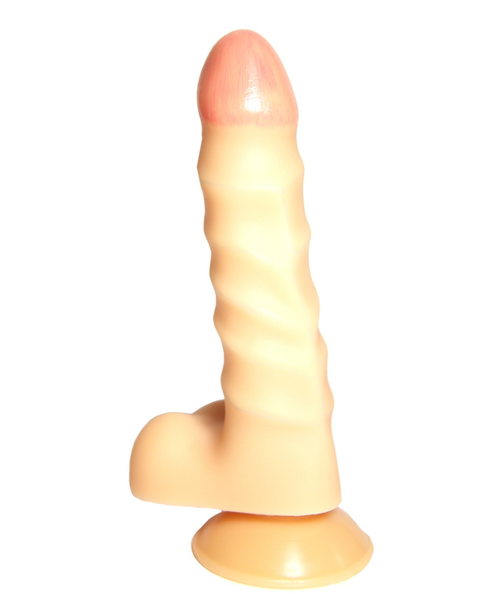 Фаллоимитатор-реалистик №25 с присоской - 16,5 см. - фото 130537