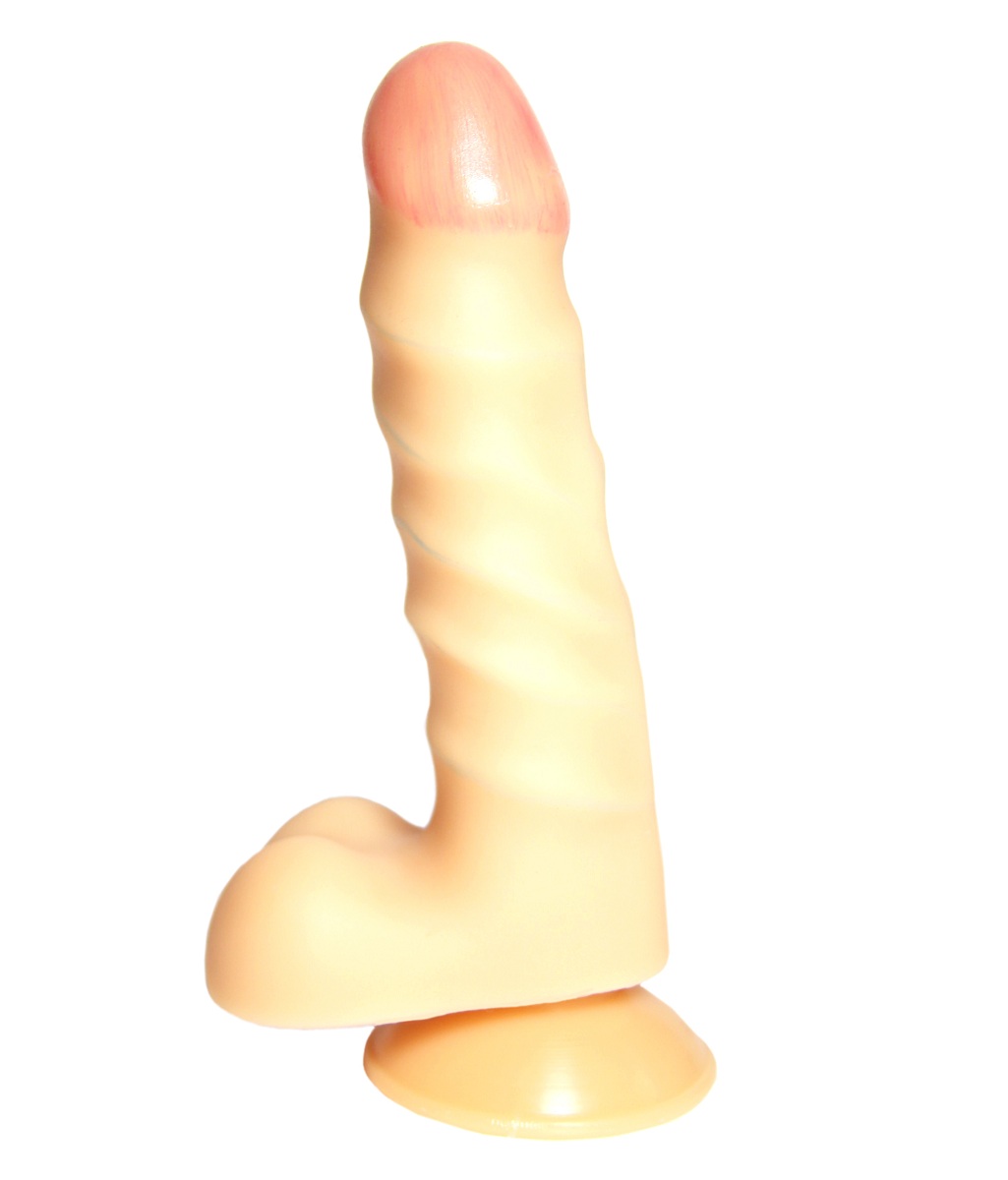 Фаллоимитатор-реалистик №25 с присоской - 16,5 см. - фото 130538