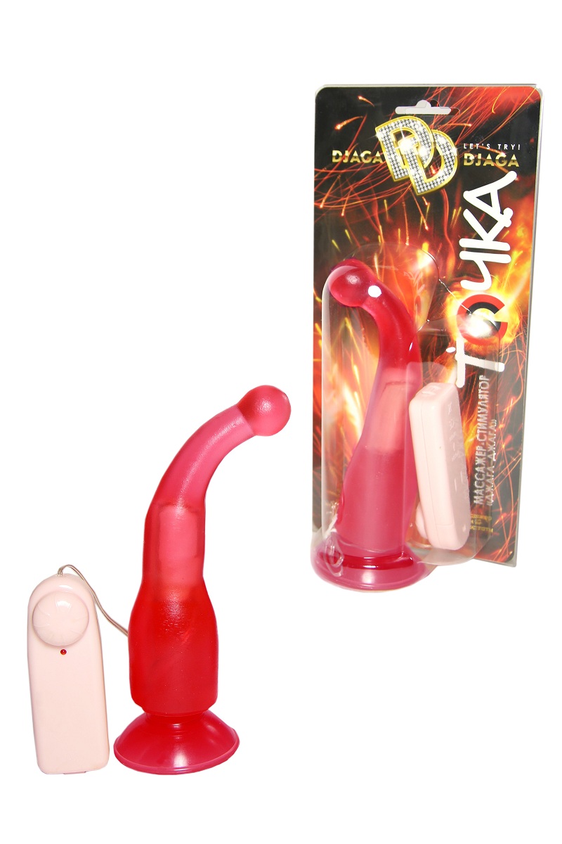 Вибромассажер-стимулятор точки G на присоске розового цвета - 19,5 см. - фото 130597