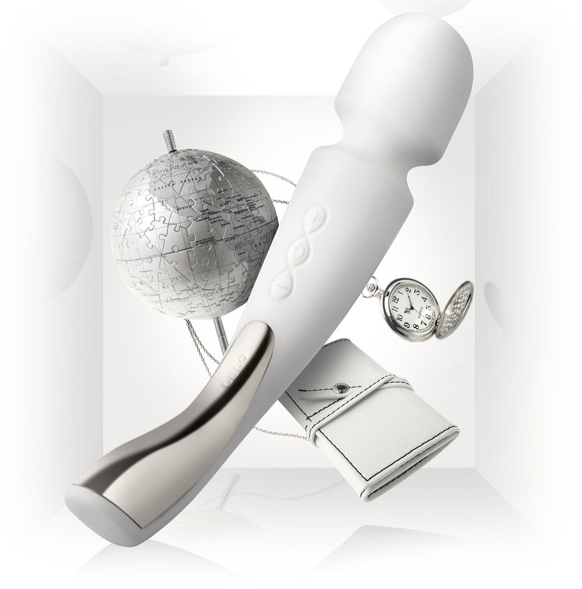 Профессиональный массажер Smart Wand Medium белого цвета - фото 130896 Профессиональный массажер Smart Wand Medium белого цвета - фото 130896