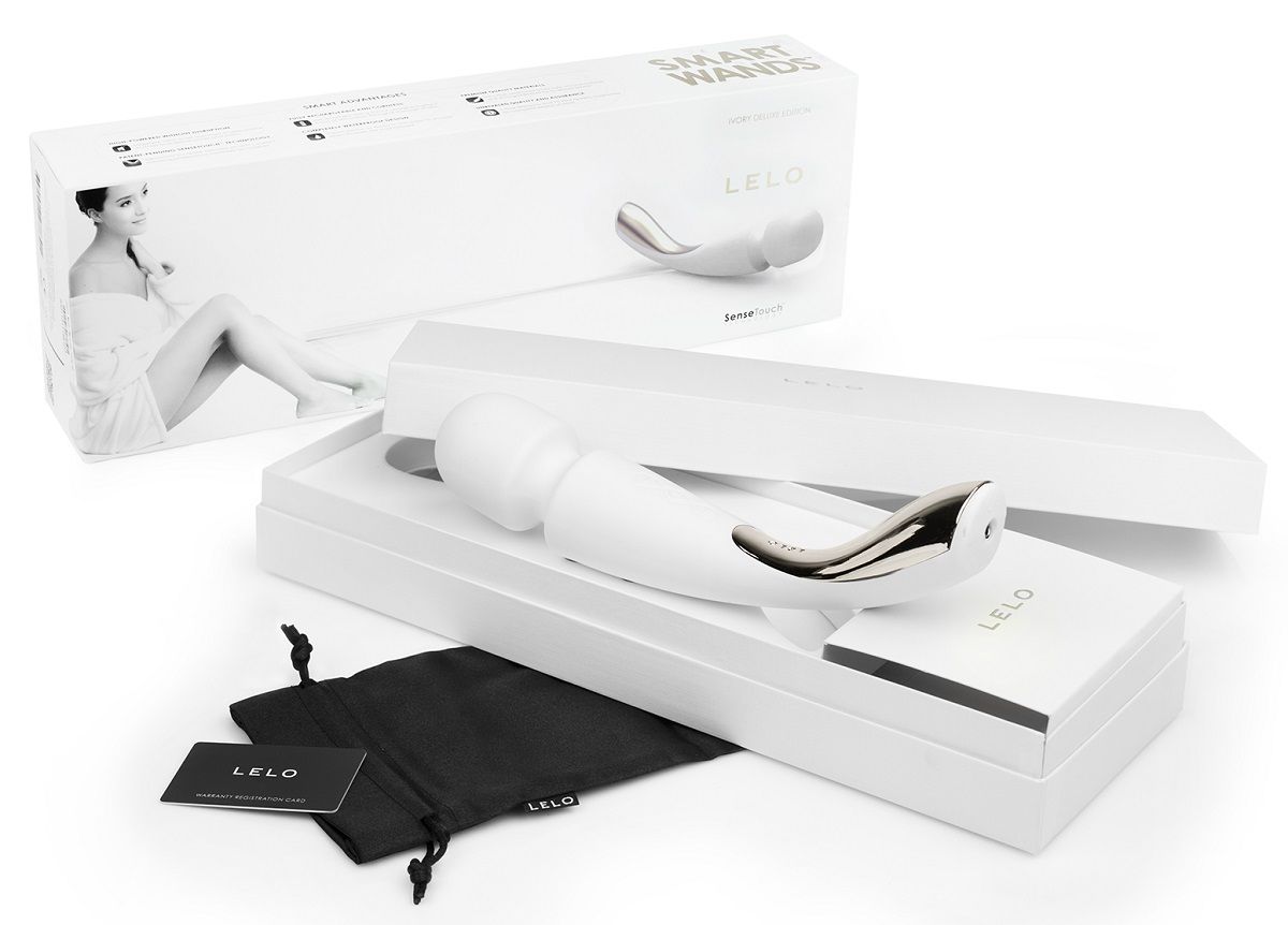 Профессиональный массажер Smart Wand Medium белого цвета - фото 130898 Профессиональный массажер Smart Wand Medium белого цвета - фото 130898