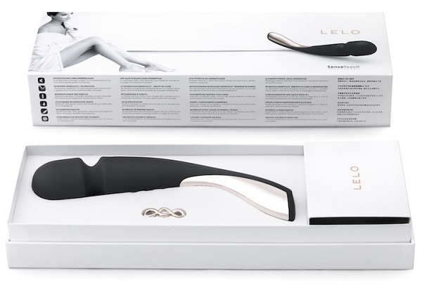 Профессиональный массажер Smart Wand Medium черного цвета - фото 130953