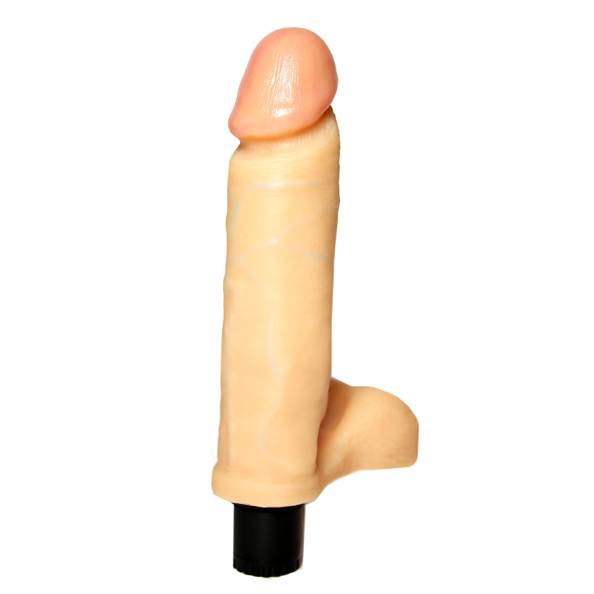 Вибратор с мошонкой №1 - 18,5 см. - фото 128597 Вибратор с мошонкой №1 - 18,5 см. - фото 128597