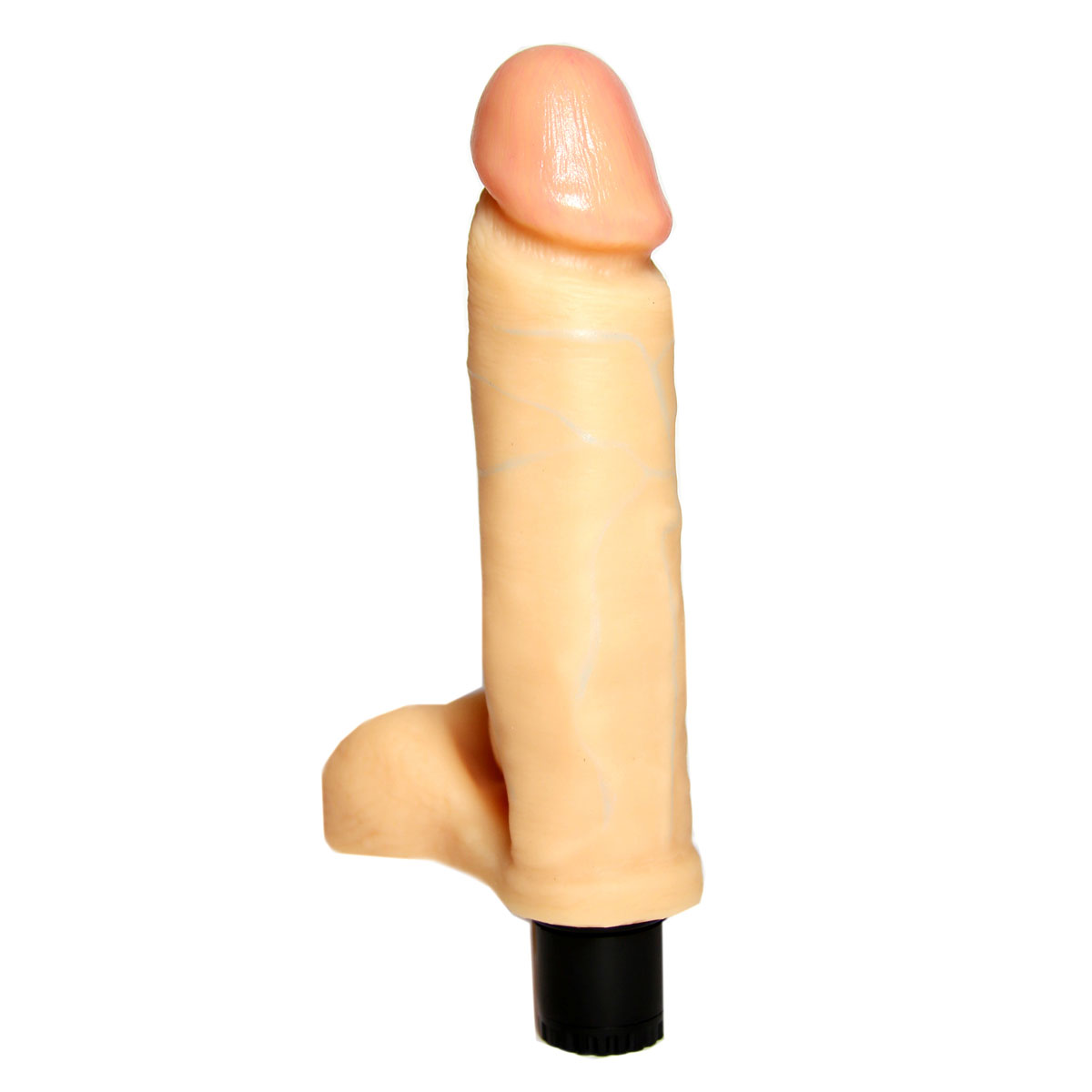 Вибратор с мошонкой №1 - 18,5 см. - фото 128598 Вибратор с мошонкой №1 - 18,5 см. - фото 128598