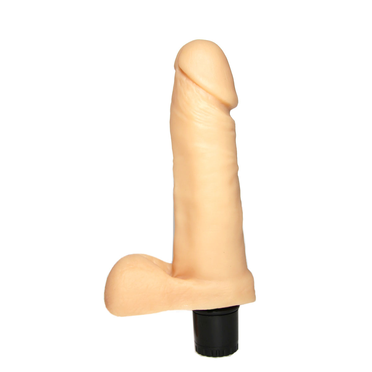 Вибратор с мошонкой №4 - 16,7 см. - фото 128643 Вибратор с мошонкой №4 - 16,7 см. - фото 128643