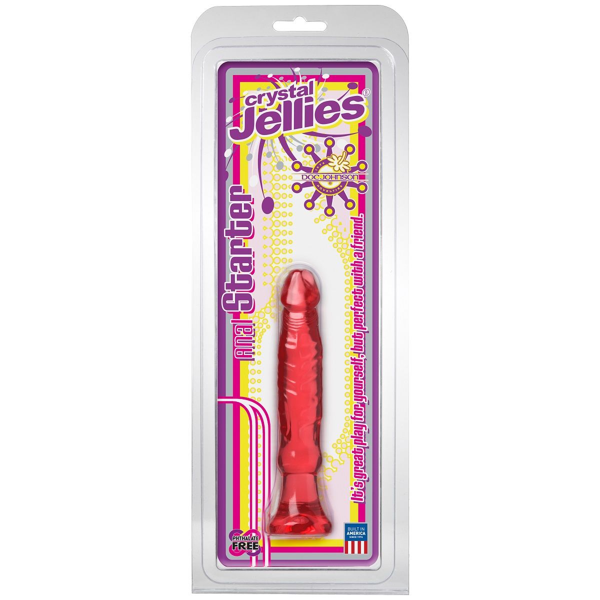 Розовый анальный стимулятор Crystal Jellies 6 Anal Starter - 11,9 см. - фото 128694 Розовый анальный стимулятор Crystal Jellies 6 Anal Starter - 11,9 см. - фото 128694