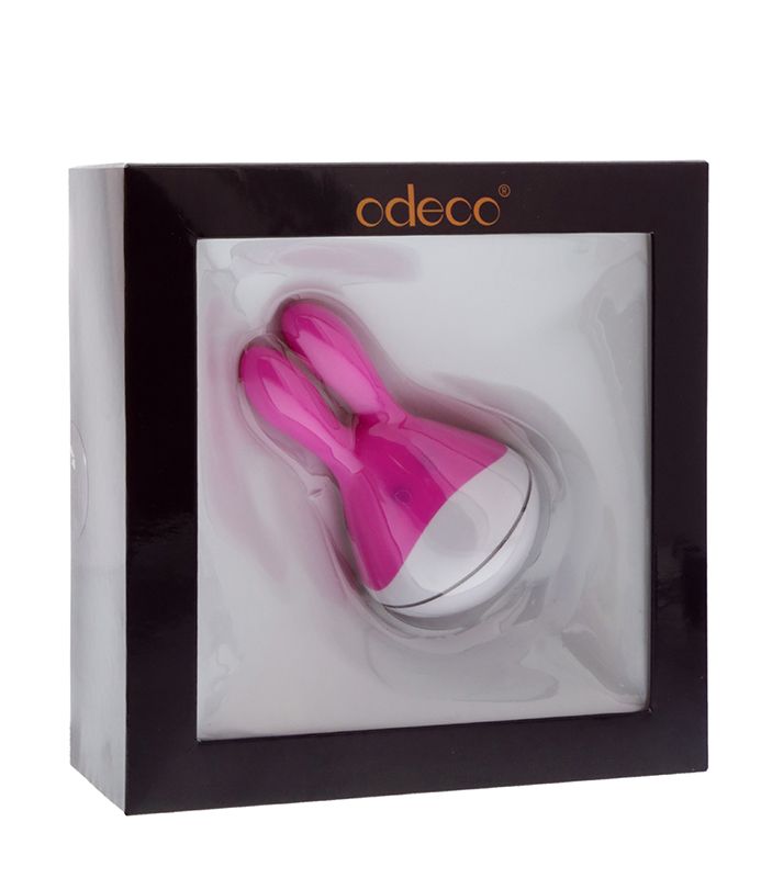 Розовый клиторальный массажер Totoro - фото 181961