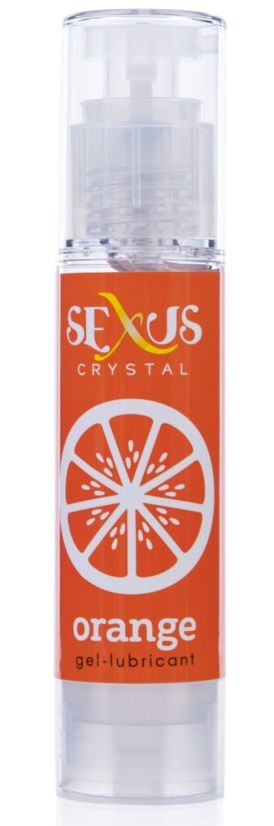 Увлажняющая гель-смазка с ароматом апельсина Crystal Orange -  60 мл. - фото 131256