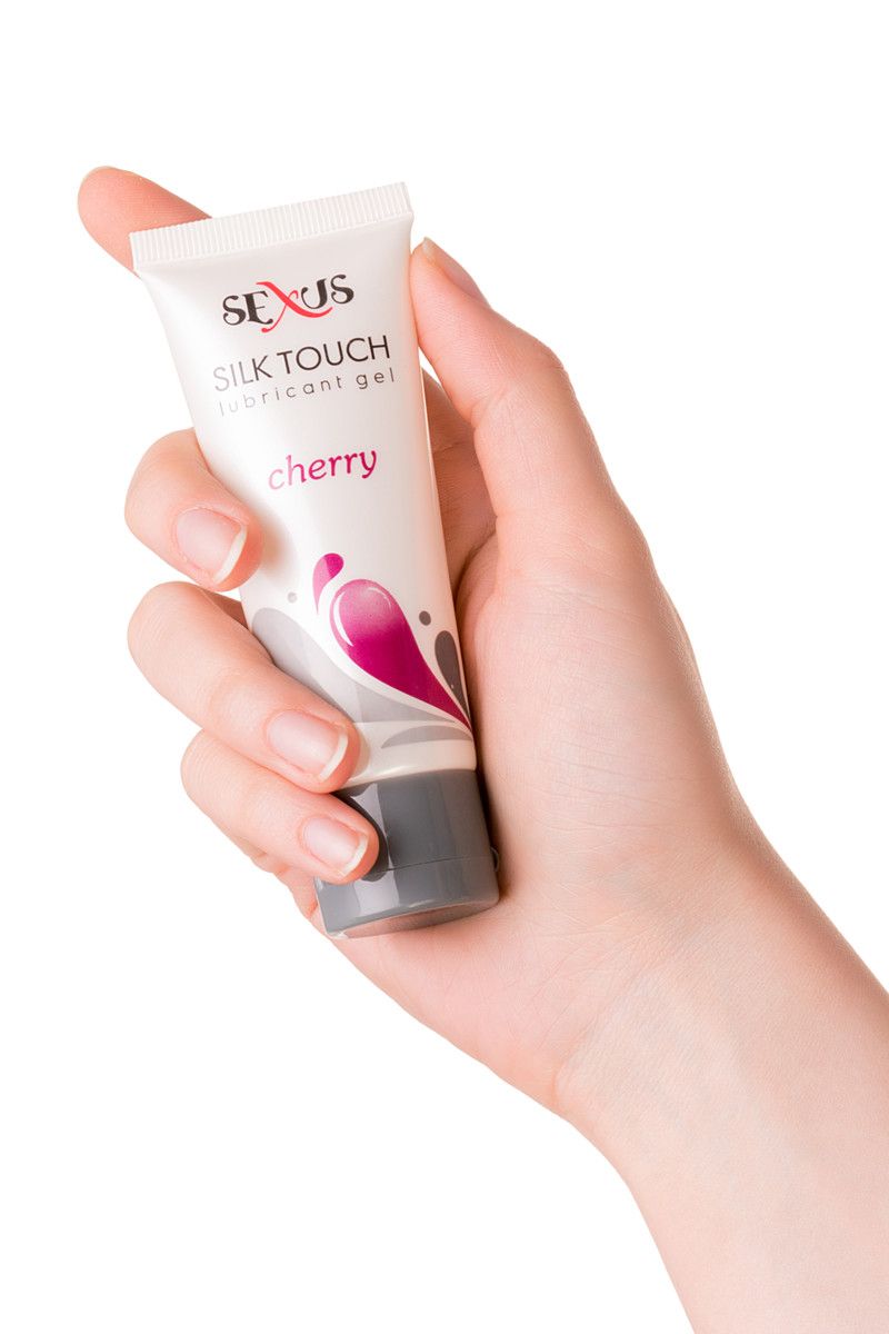 Увлажняющая смазка с ароматом вишни Silk Touch Cherry - 50 мл. - фото 131283