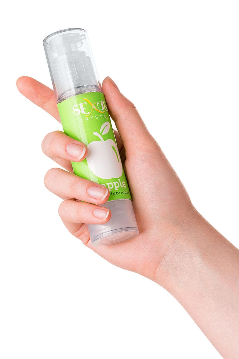 Увлажняющий лубрикант с ароматом яблока Crystal Apple - 60 мл. - фото 131288 Увлажняющий лубрикант с ароматом яблока Crystal Apple - 60 мл. - фото 131288
