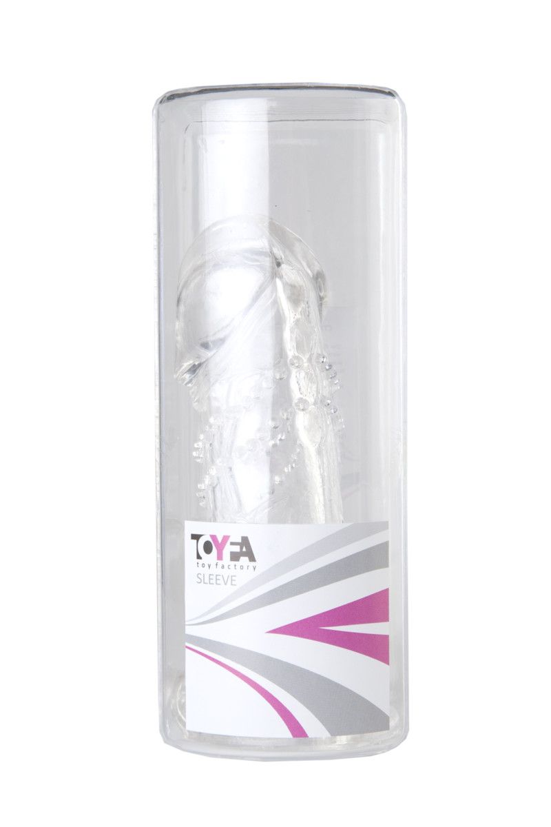 Прозрачная гелевая насадка с клиторальным отростком - 13 см. - фото 131334 Прозрачная гелевая насадка с клиторальным отростком - 13 см. - фото 131334