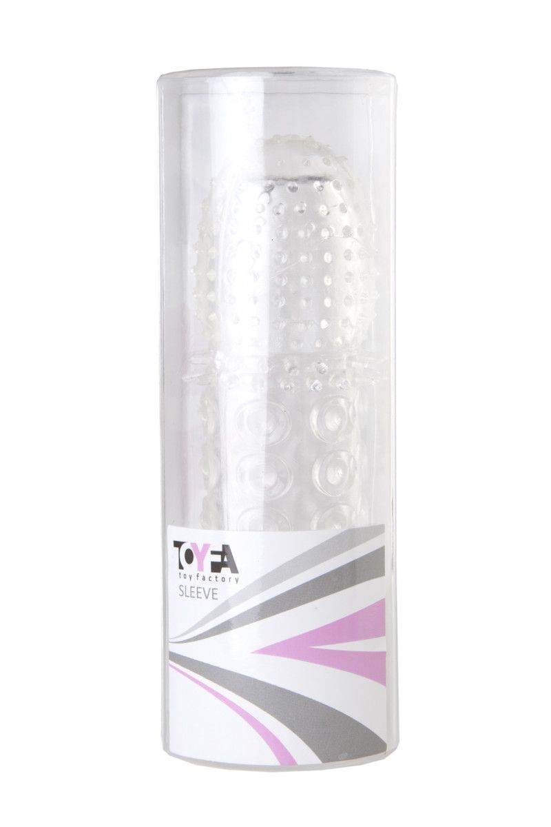 Прозрачная закрытая гелевая насадка - 13,5 см. - фото 131336