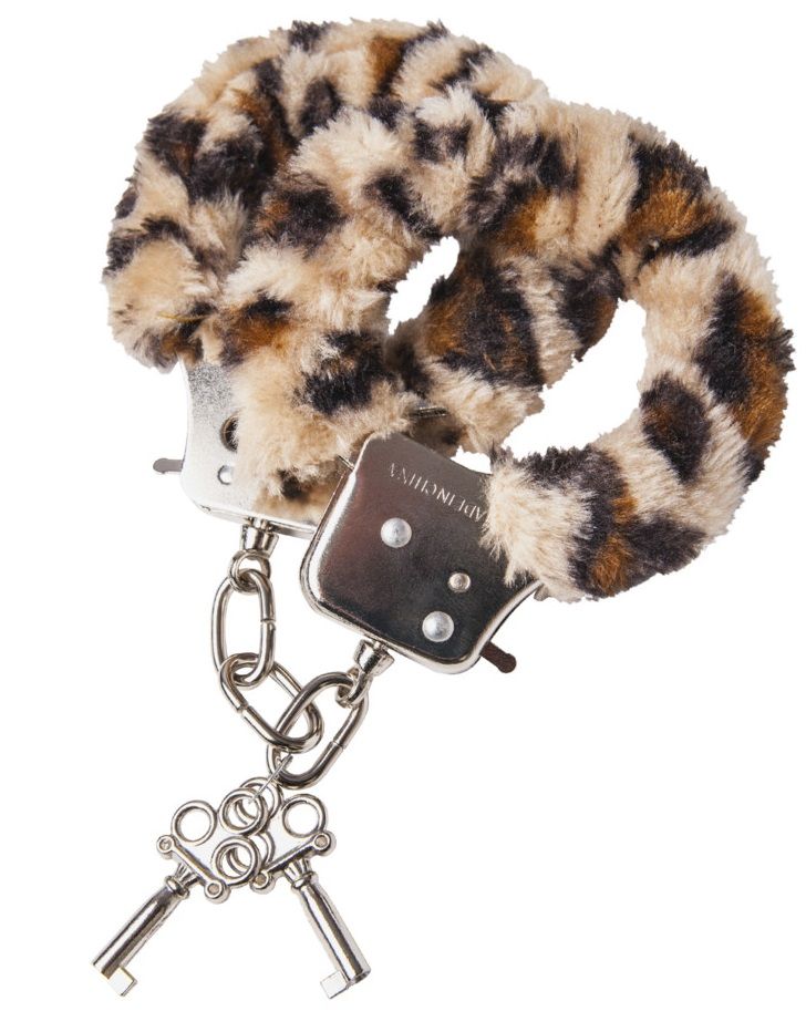 Наручники с леопардовым принтом на опушке - фото 131350 Наручники с леопардовым принтом на опушке - фото 131350