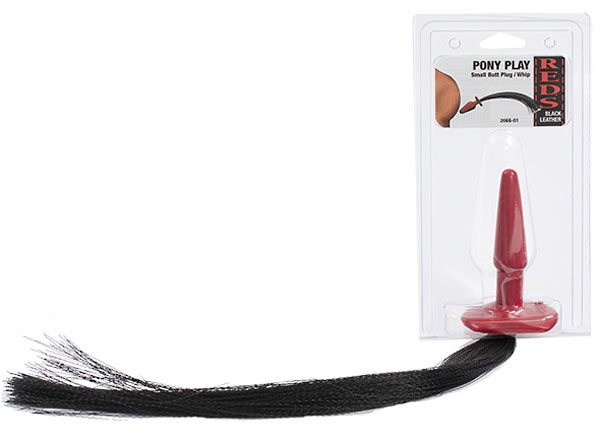 Маленькая анальная пробочка с хвостом Pony Play - фото 131593 Маленькая анальная пробочка с хвостом Pony Play - фото 131593