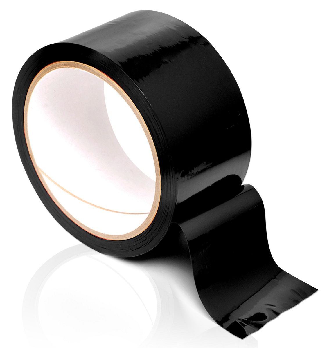 Черная самоклеящаяся лента для связывания Pleasure Tape - 10,6 м. - фото 306356