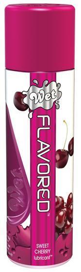 Лубрикант Wet Flavored Popp N Cherry с ароматом вишни - 89 мл. - фото 413374